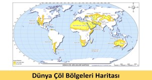 Dünyadaki Çöl Bölgelerinin Haritası Nereden Bulunur?