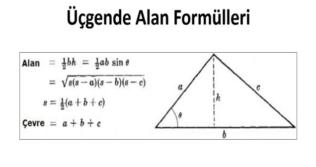 Üçgende Alan Formülleri Nelerdir? Detaylı Konu Anlatımı